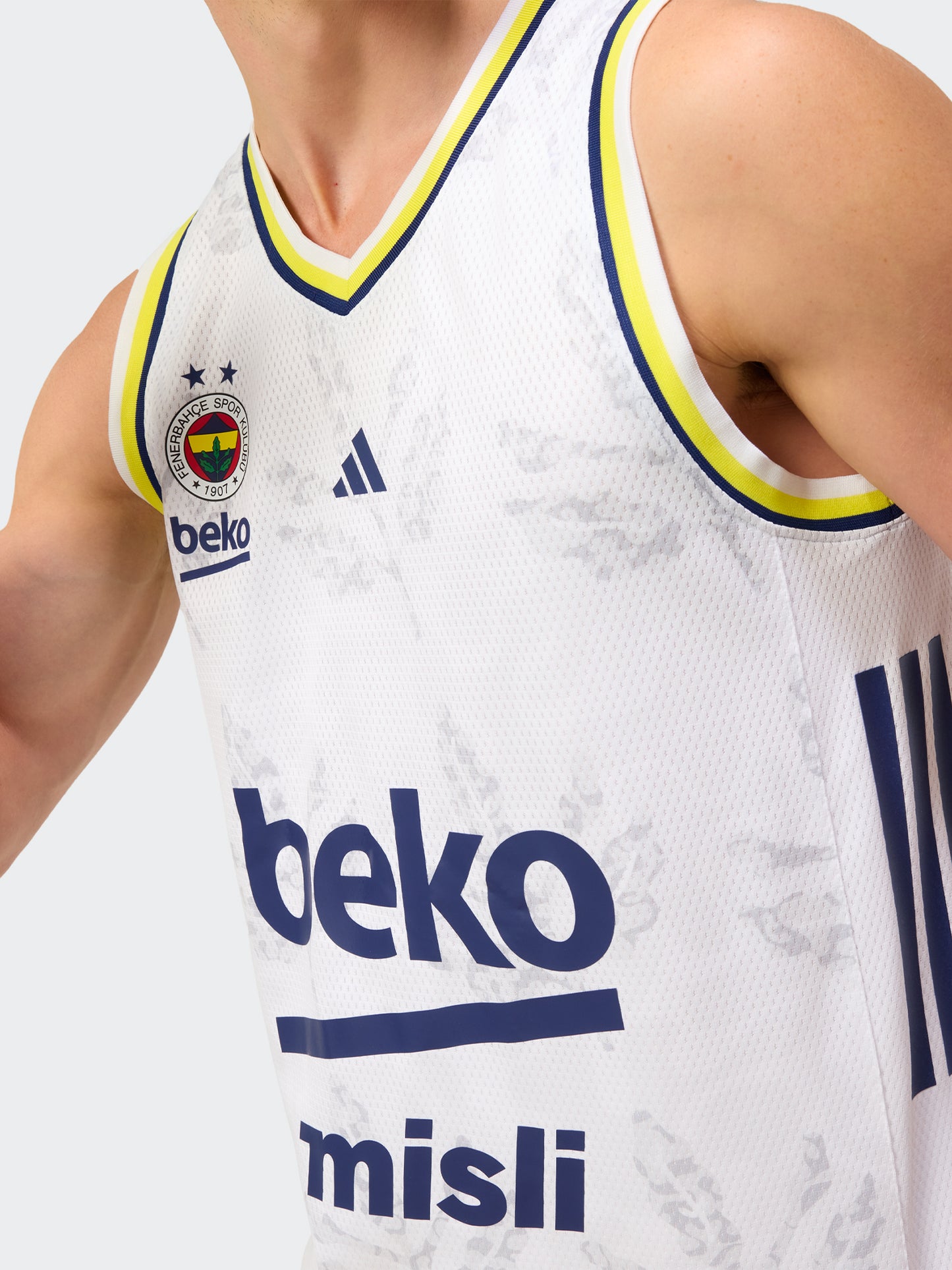 Fenerbahçe Beko 2025/26 Adidas Erkek Beyaz Forma