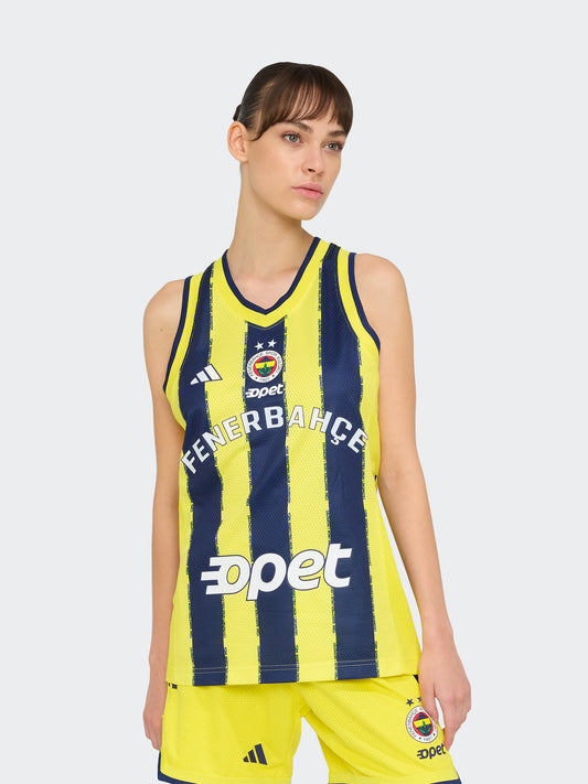Fenerbahçe Basketbol 2025/26 Adidas Kadın Çubuklu Forma