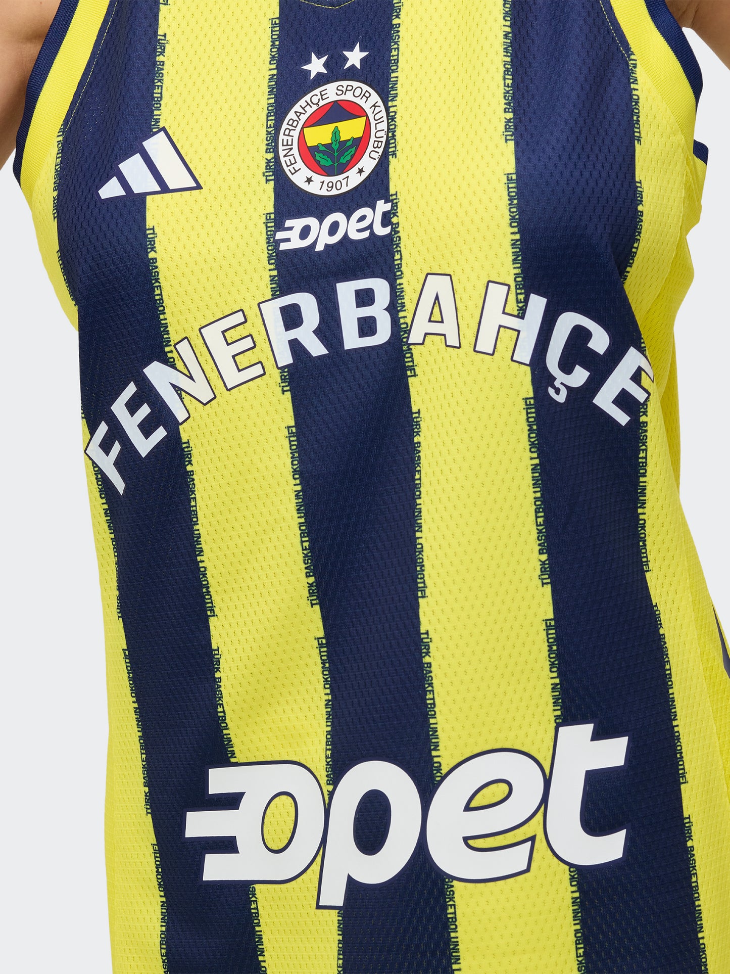 Fenerbahçe Basketbol 2025/26 Adidas Kadın Çubuklu Forma