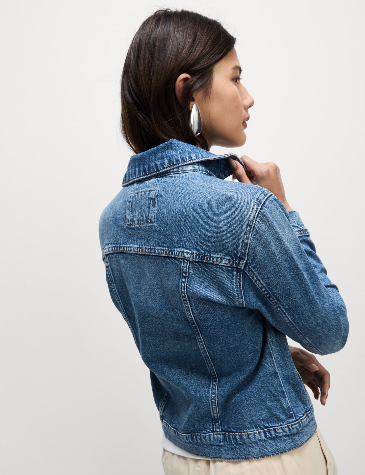 Regular Fit Denim Ceket