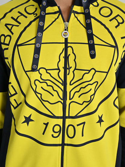 Fenerbahçe Sarı Lacivert Tribün Erkek Sweatshirt
