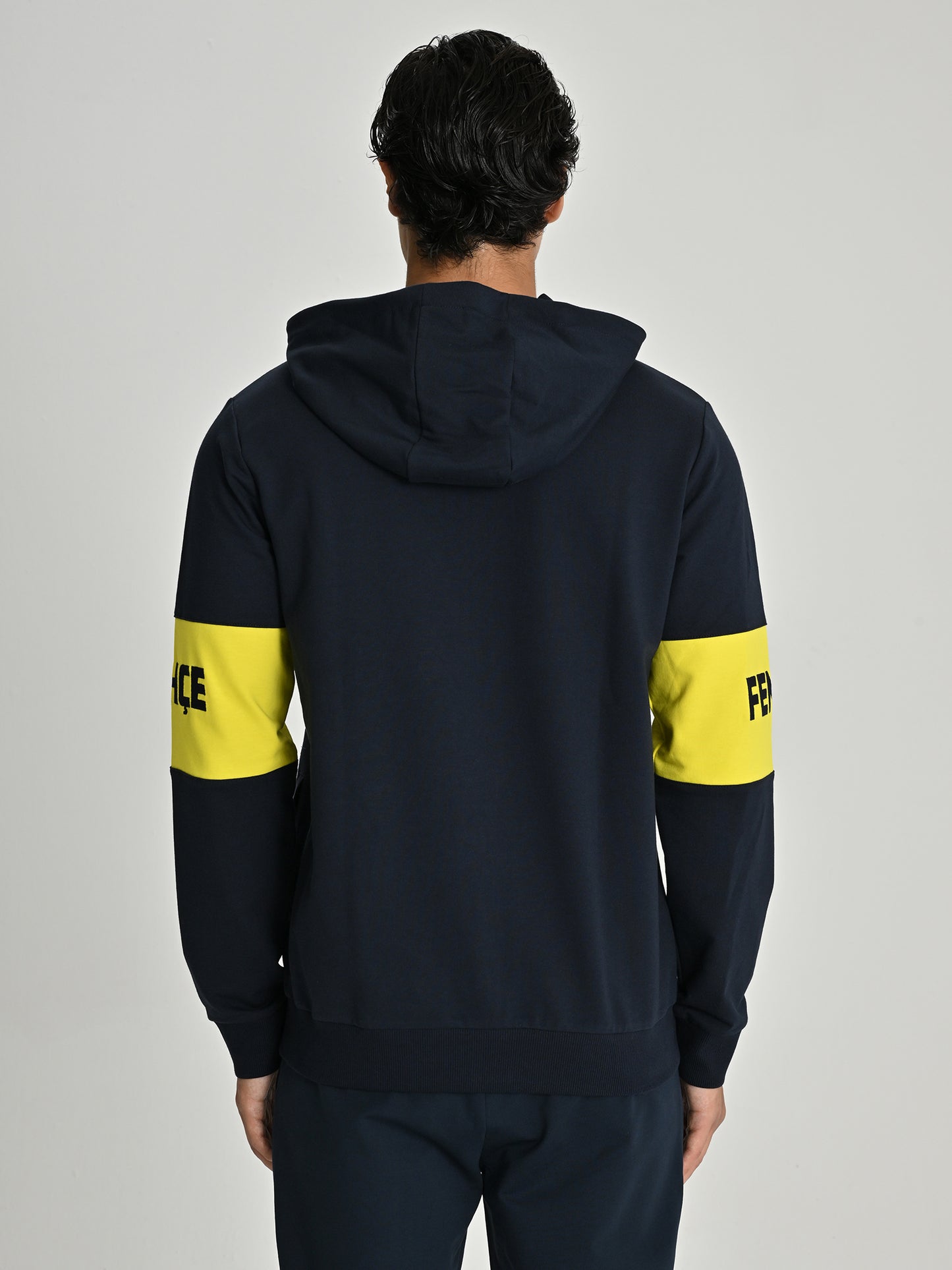Fenerbahçe Sarı Lacivert Tribün Erkek Sweatshirt
