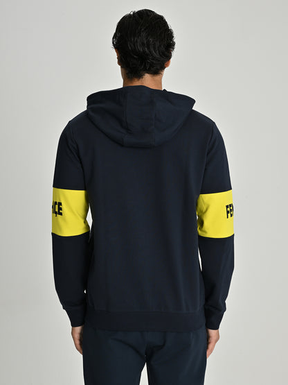 Fenerbahçe Sarı Lacivert Tribün Erkek Sweatshirt