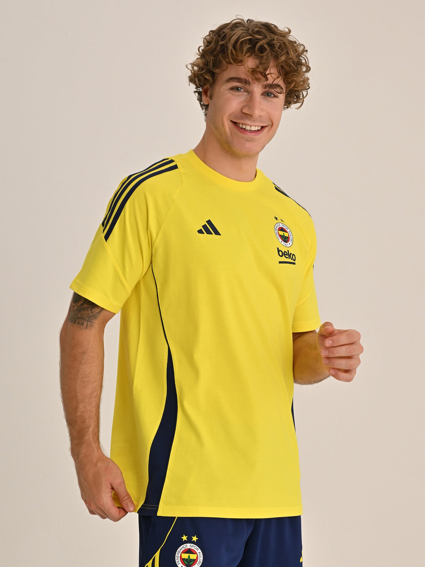 Fenerbahçe Basketbol 2025/26 Adidas Sarı Tshirt