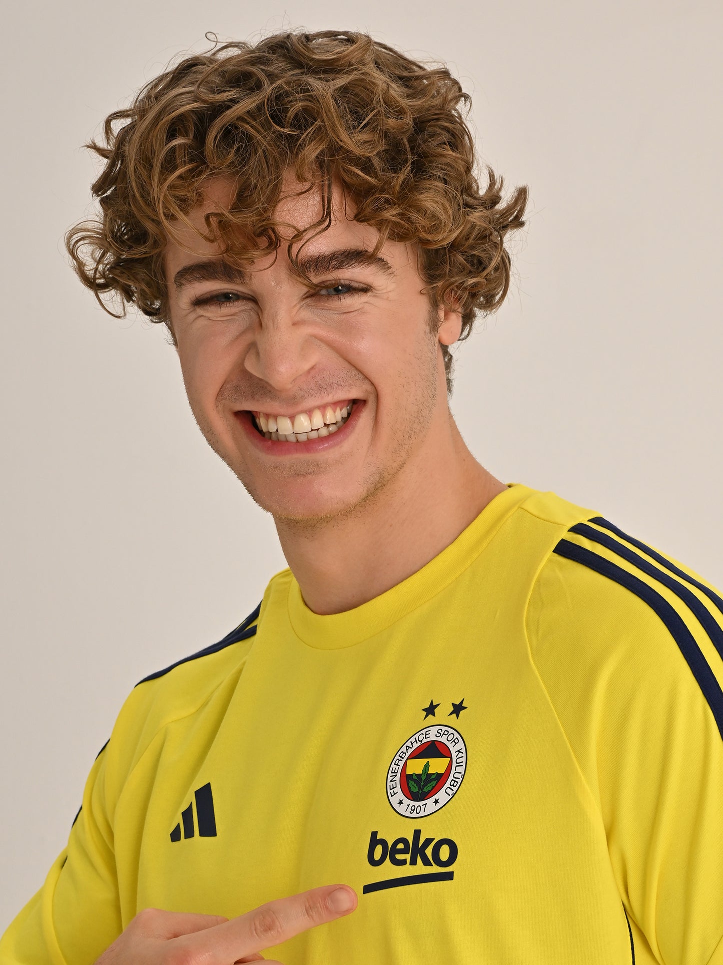 Fenerbahçe Basketbol 2025/26 Adidas Sarı Tshirt