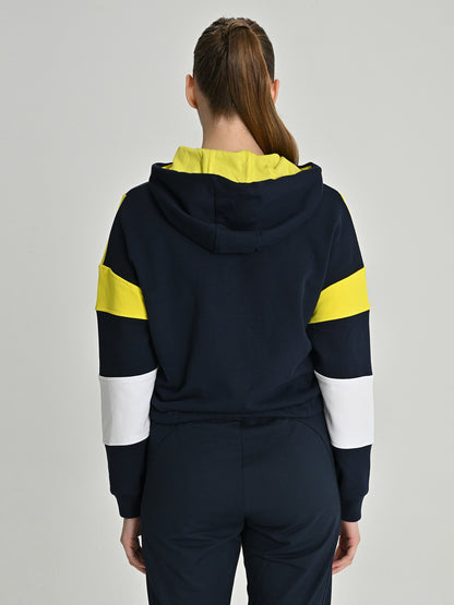Fenerbahçe Sarı Lacivert Kolej Fb Since 1907 Kadın Sweatshirt