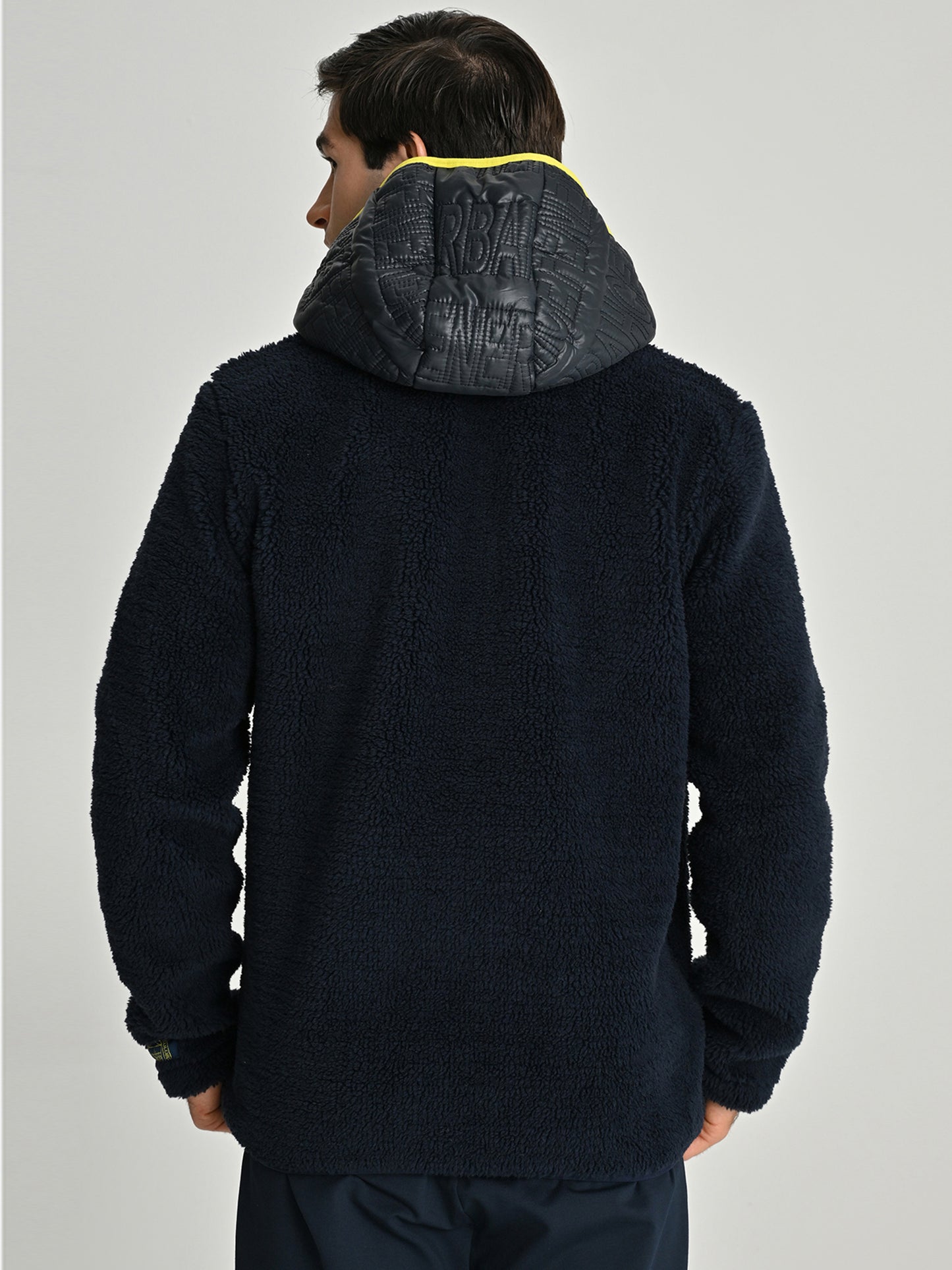 Fenerbahçe Lacivert Trend Mikro Kapitone Erkek Sweatshirt