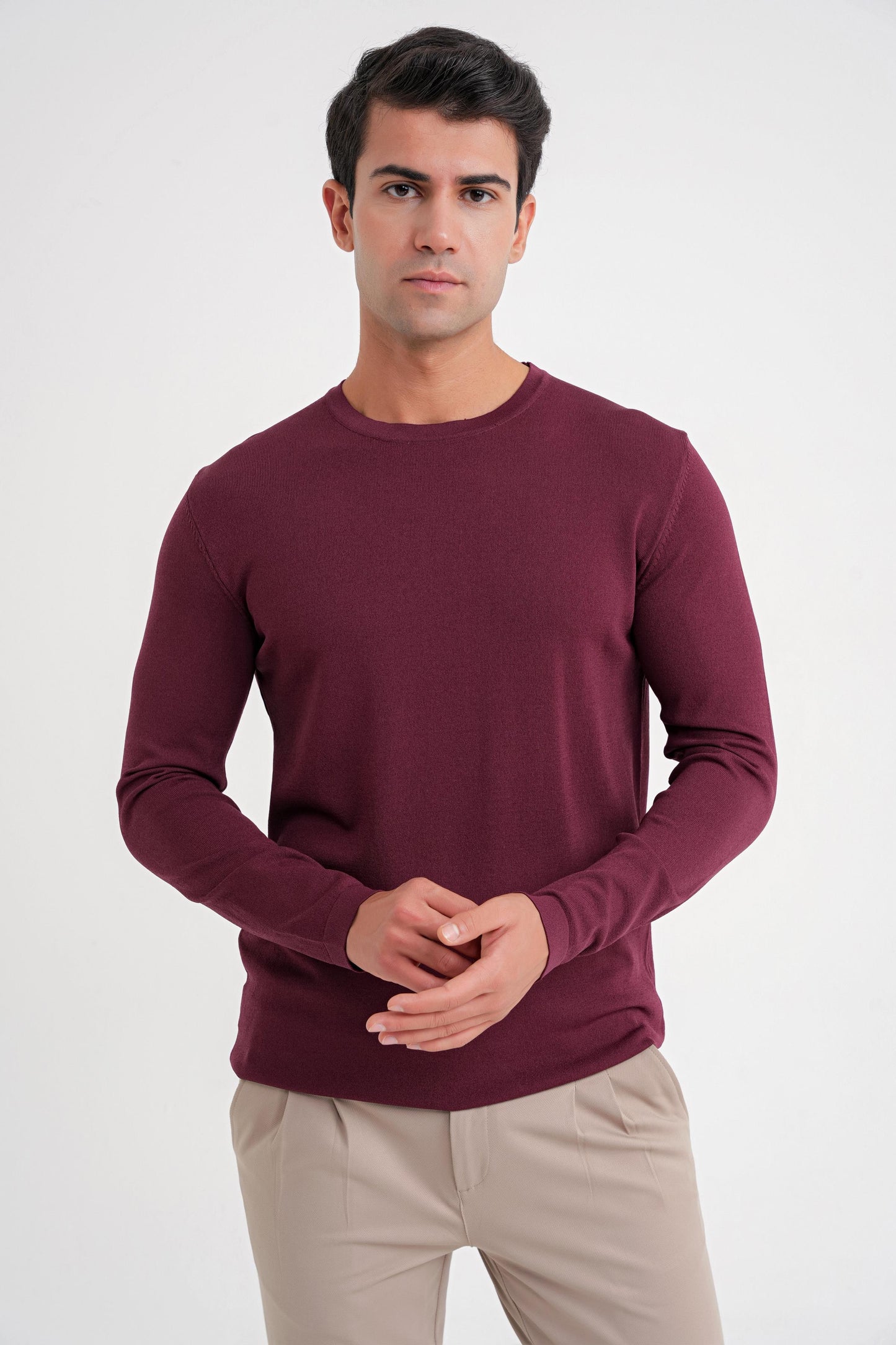 Tr 888 Triko Slim Bordo