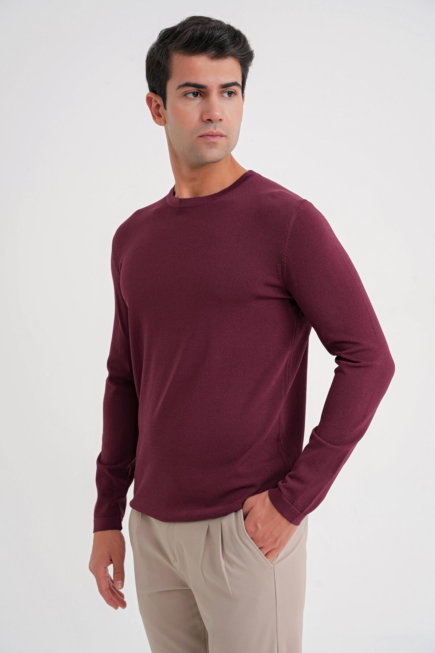 Tr 888 Triko Slim Bordo