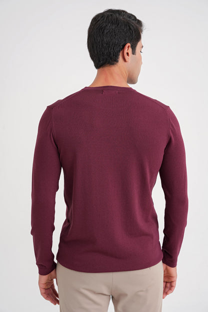 Tr 888 Triko Slim Bordo