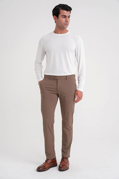 P 1203 Pantolon Comfort Tütün