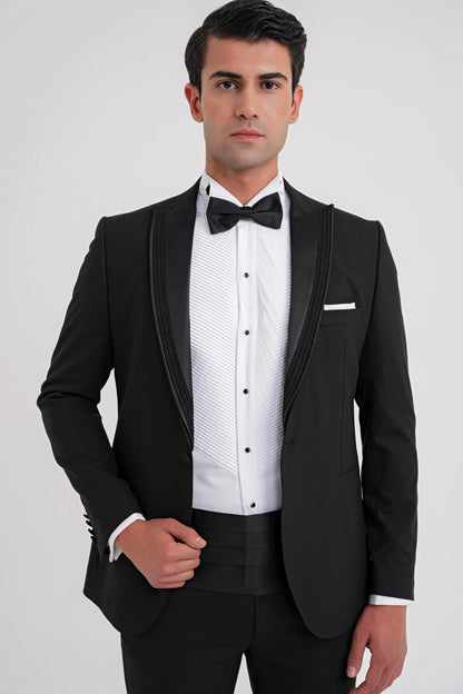 Black 084 Takim Slim Siyah