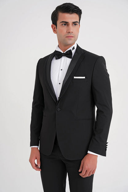 Black 084 Takim Slim Siyah