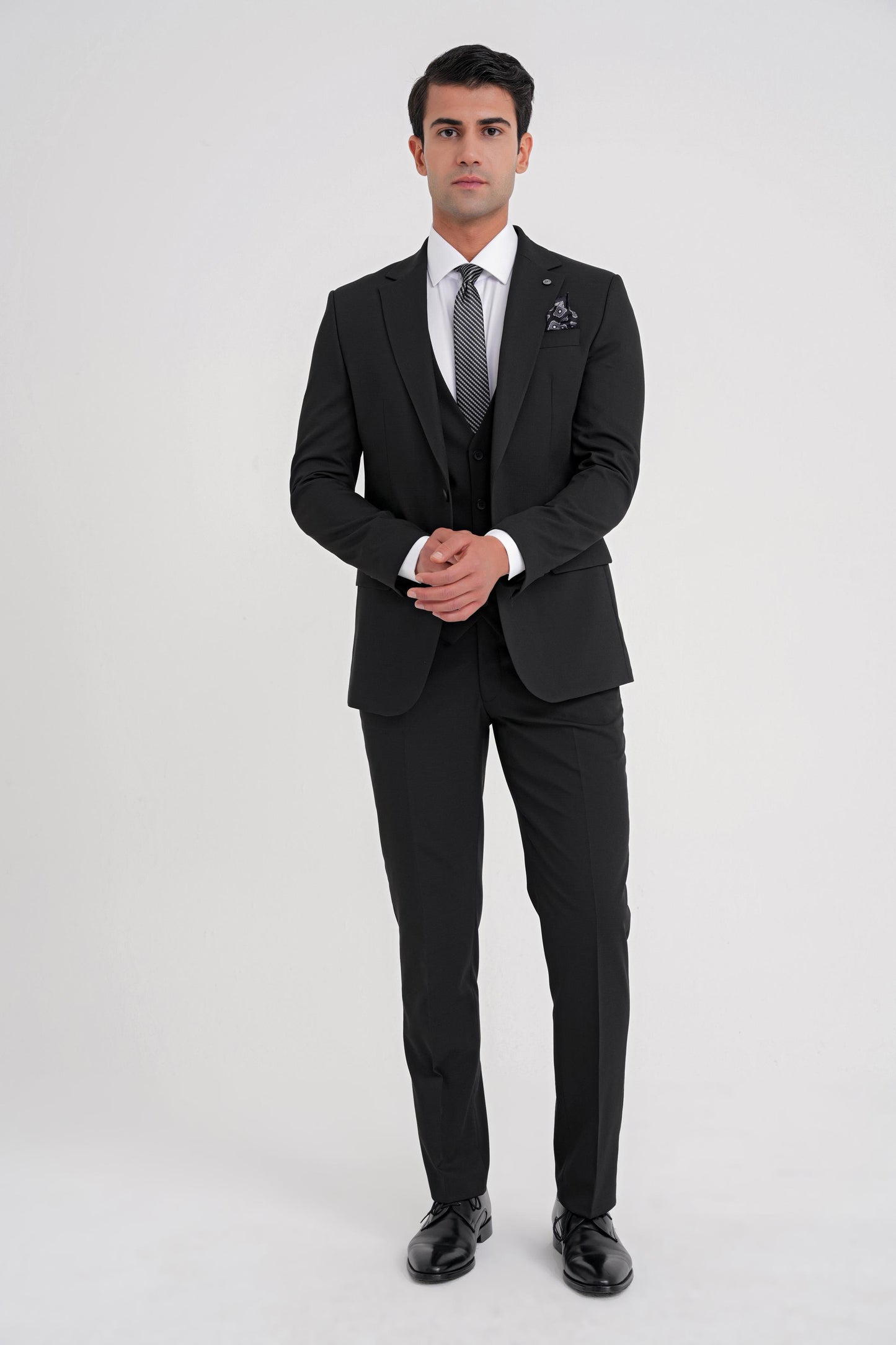 Tk 921 Takim Slim Siyah Klasik