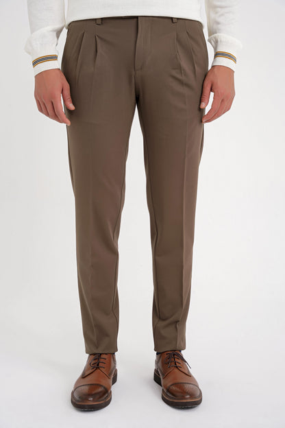 P 1202 Pantolon Comfort Tütün