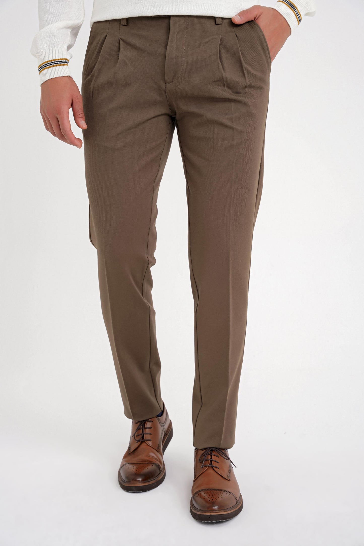 P 1202 Pantolon Comfort Tütün