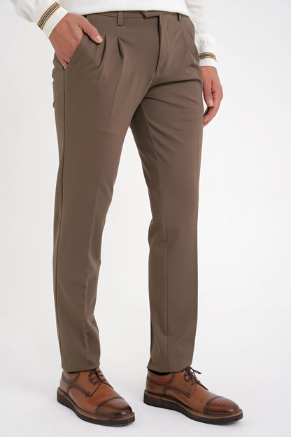 P 1202 Pantolon Comfort Tütün