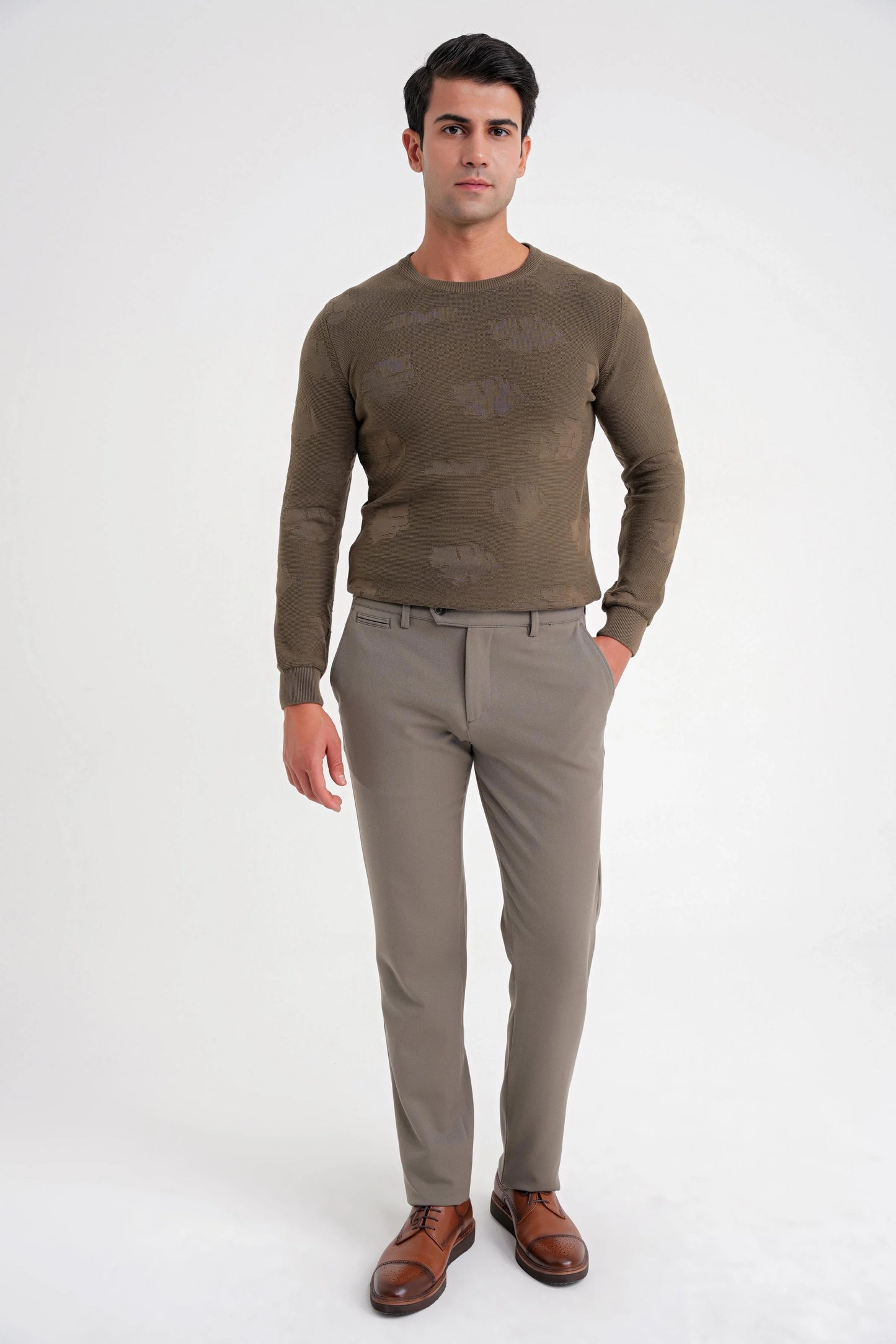 P 1200 Pantolon Comfort Haki Casual