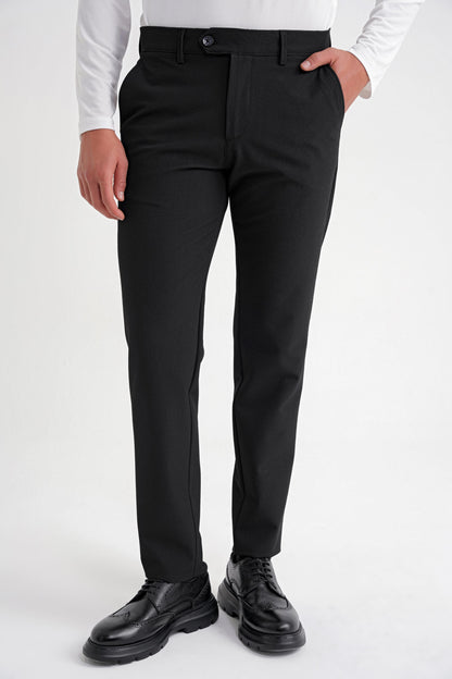 P 1201 Pantolon Comfort Siyah -1
