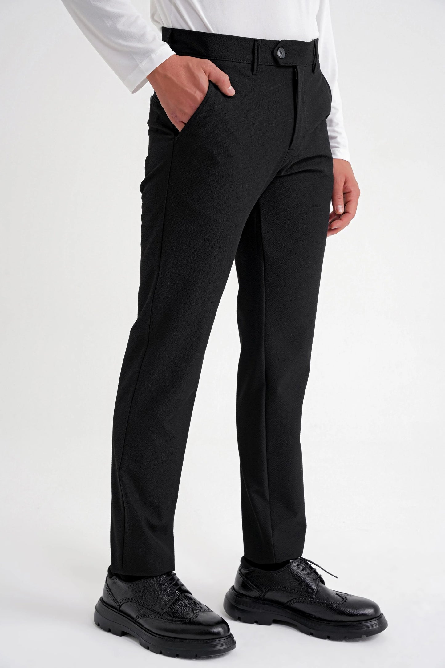 P 1201 Pantolon Comfort Siyah -1