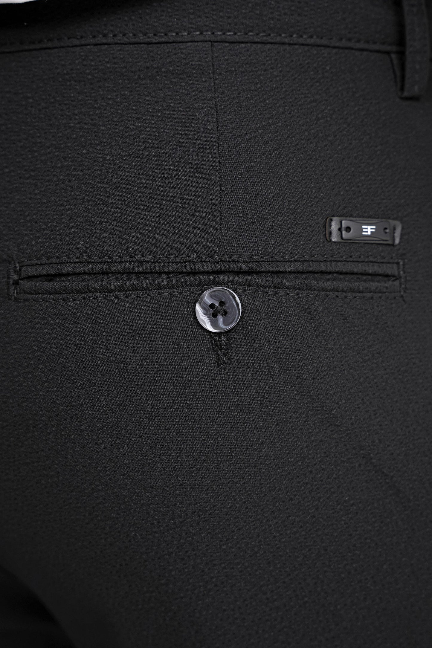 P 1201 Pantolon Comfort Siyah -1