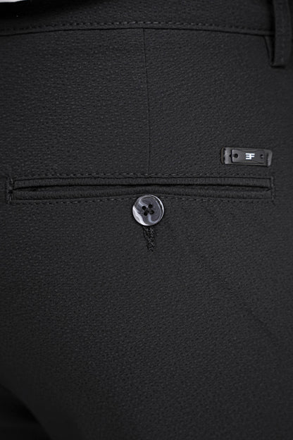 P 1201 Pantolon Comfort Siyah -1