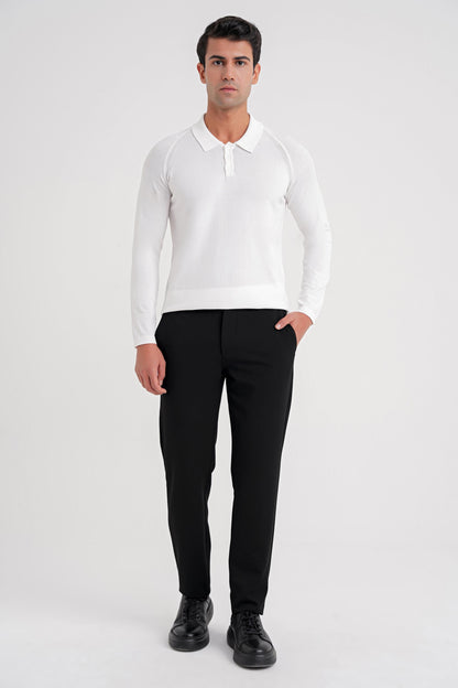 P 1200 Pantolon Comfort Siyah Casual