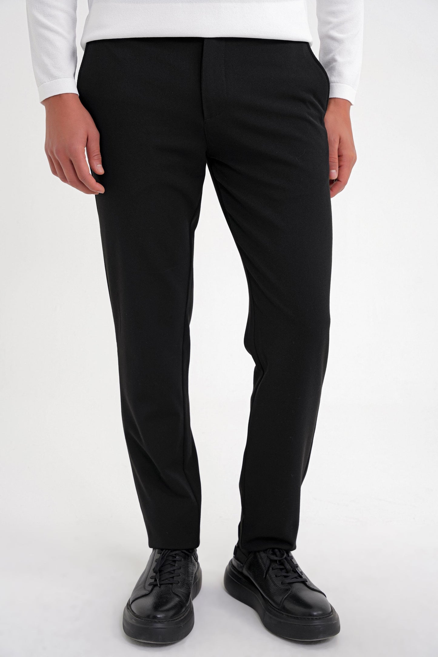 P 1200 Pantolon Comfort Siyah Casual