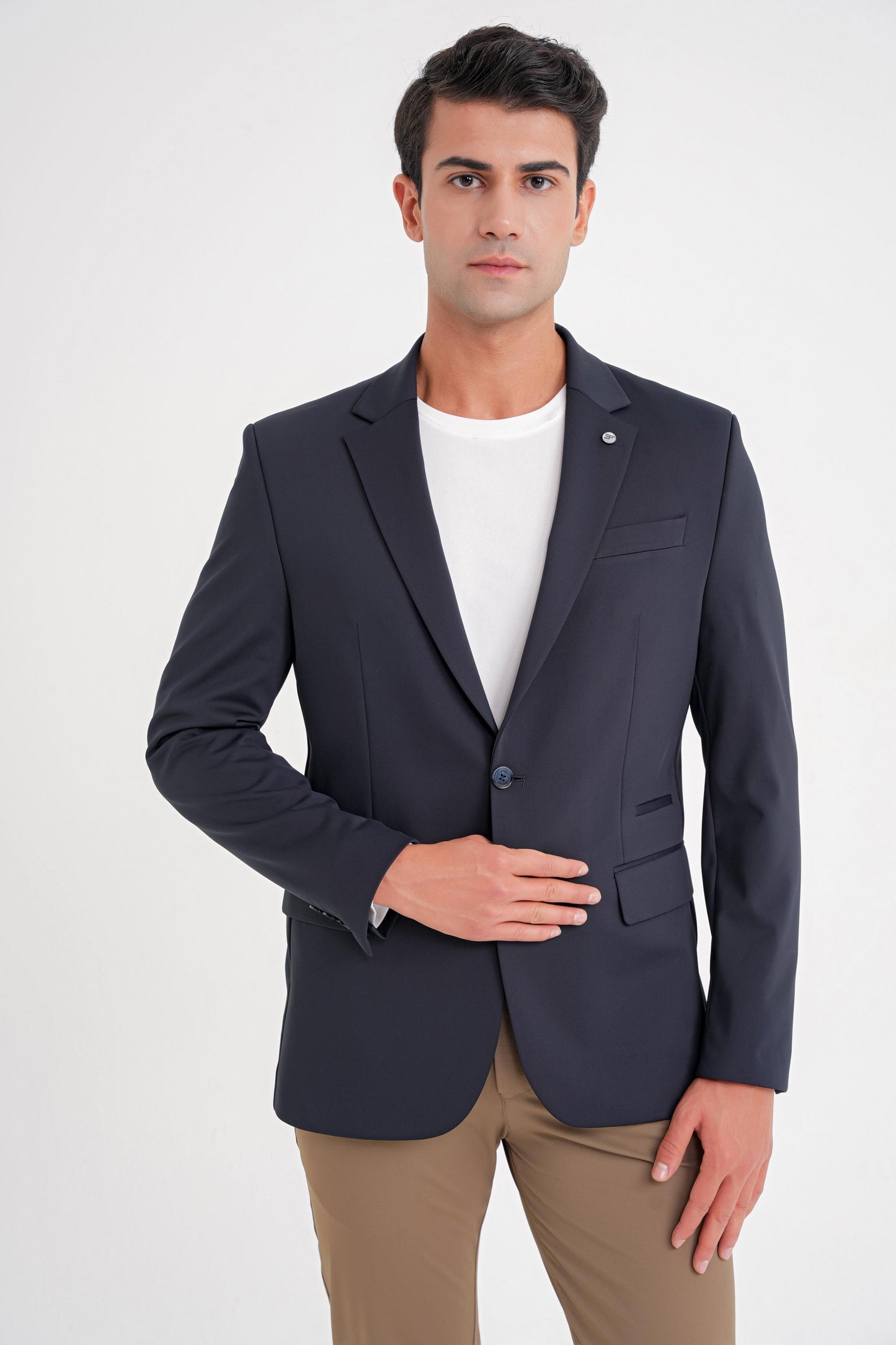 C 727 Ceket Comfort Lacivert
