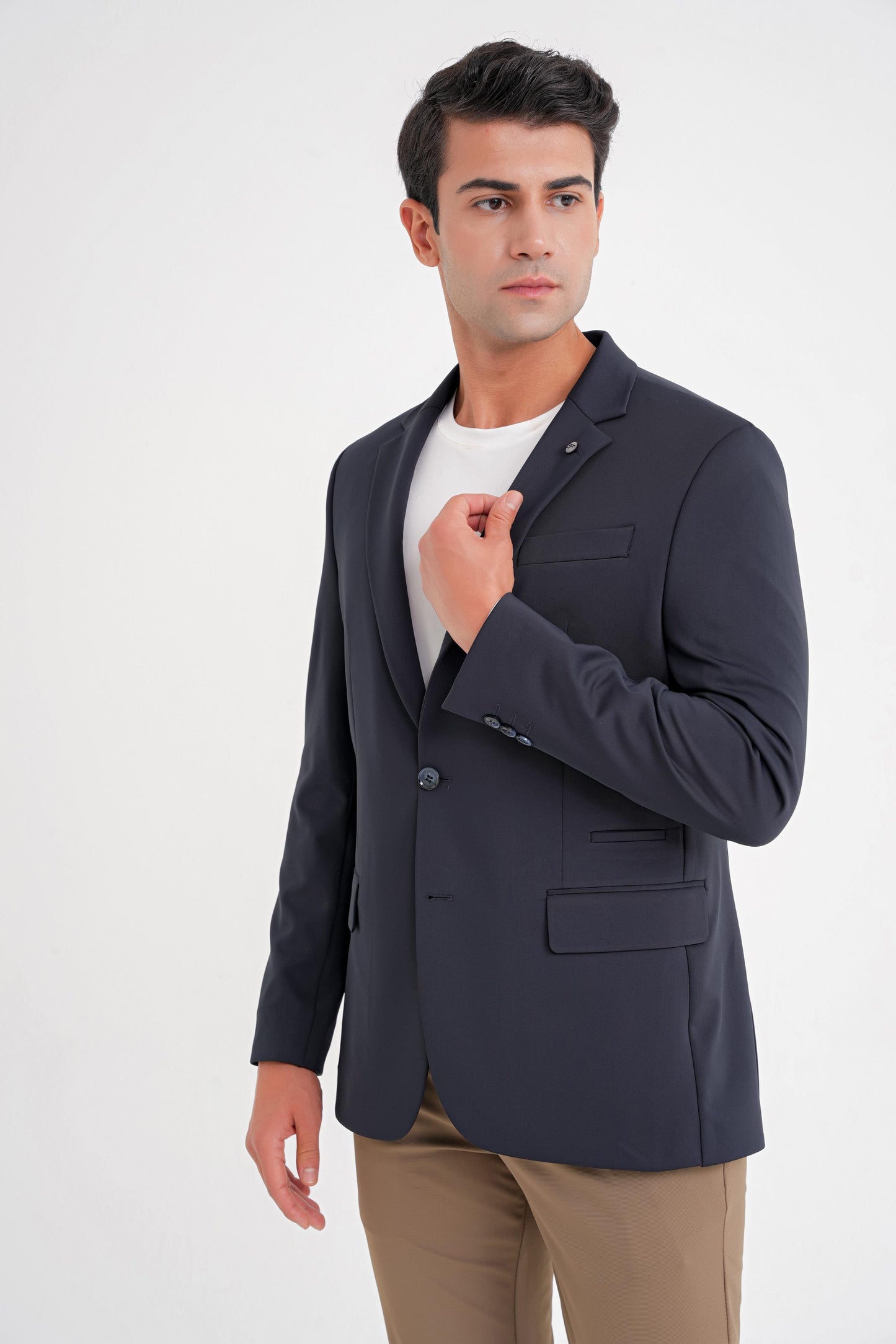 C 727 Ceket Comfort Lacivert