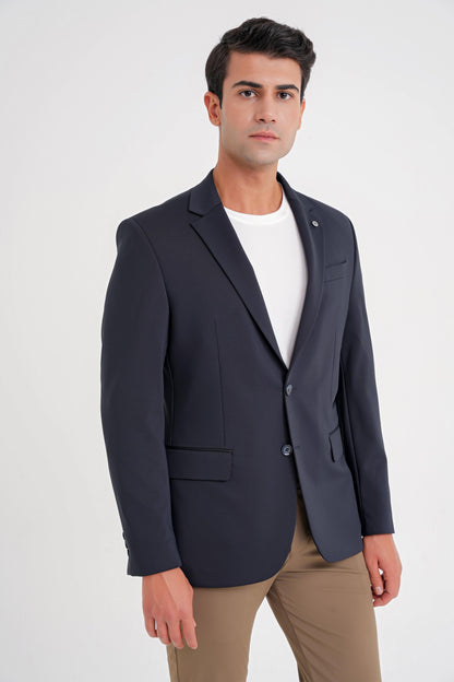 C 727 Ceket Comfort Lacivert