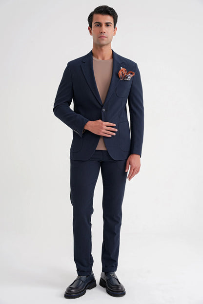 C 703 Ceket Regular Fit K.lacivert