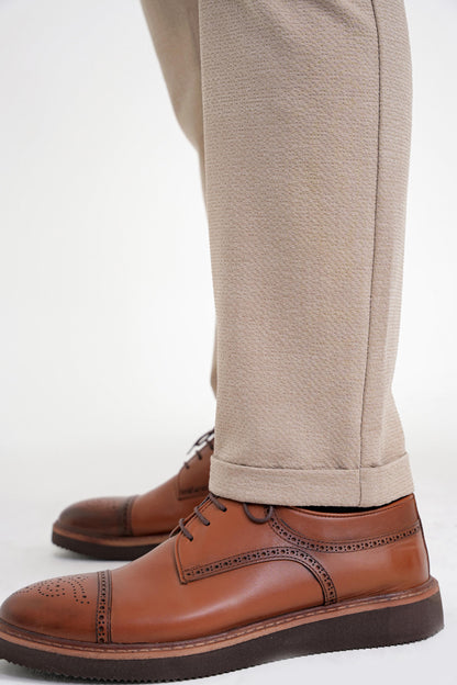 P 1202 Pantolon Comfort Bej