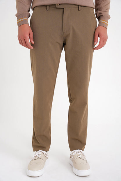 P 1201 Pantolon Comfort Tütün