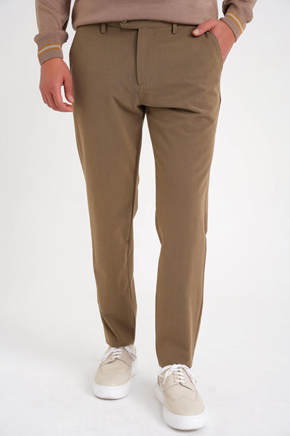 P 1201 Pantolon Comfort Tütün