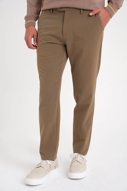 P 1201 Pantolon Comfort Tütün