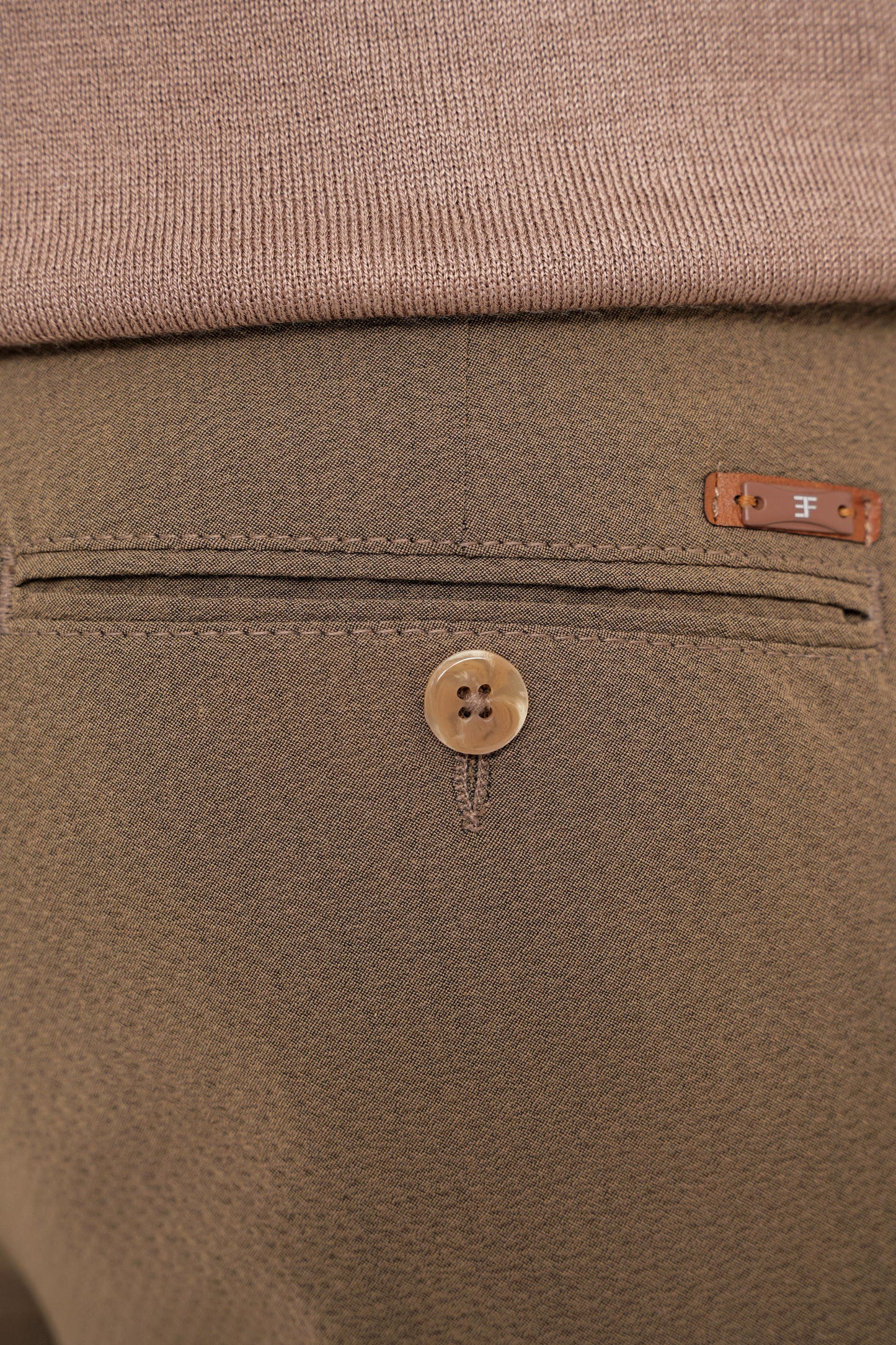 P 1201 Pantolon Comfort Tütün