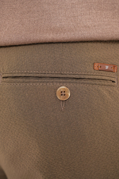 P 1201 Pantolon Comfort Tütün