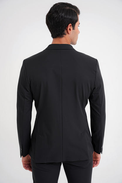 C 697 Ceket Regular Fit Siyah-1 Casual