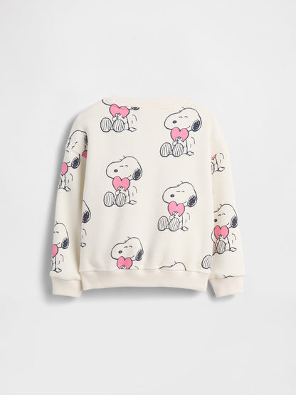 Krem Vintagesoft Snoopy Sweatshirt