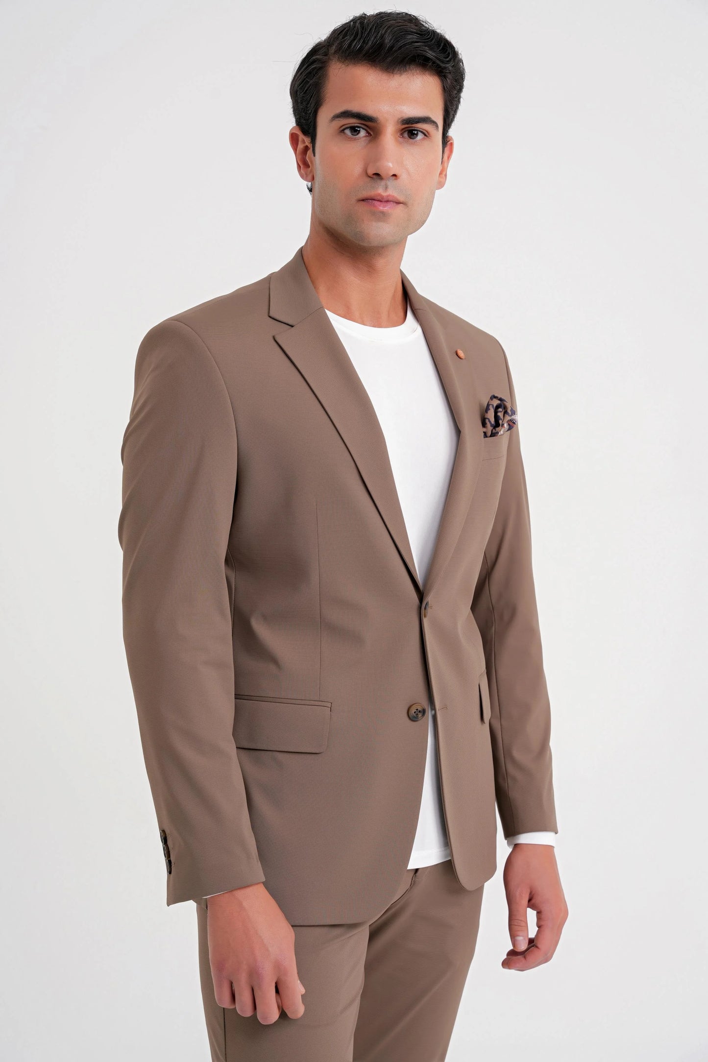 C 722 Ceket Comfort Tütün