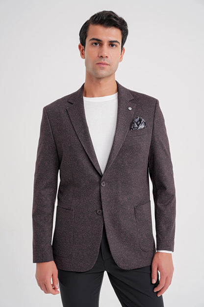 C 725 Ceket Comfort Kahverengi