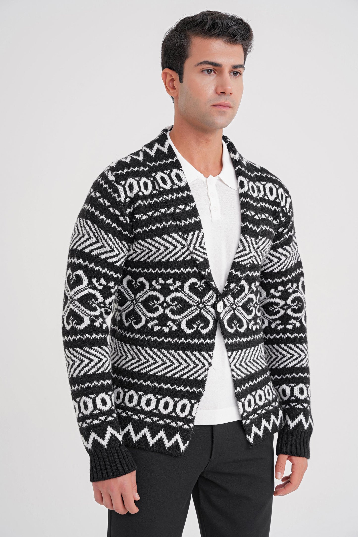 Triko Ceket 03 Comfort Siyah