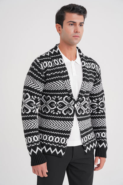 Triko Ceket 03 Comfort Siyah
