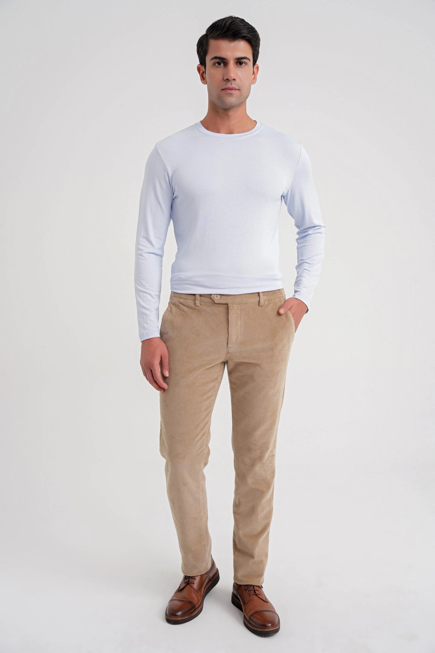 P 1199 Pantolon Comfort Bej