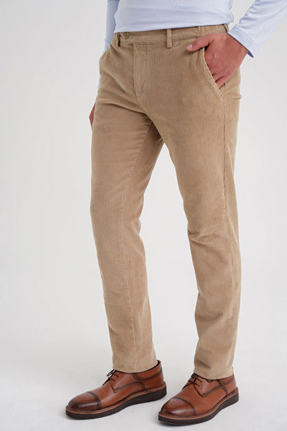 P 1199 Pantolon Comfort Bej