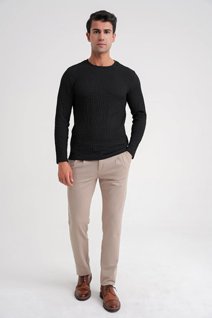 Ts 916 T-shirt Slim Siyah