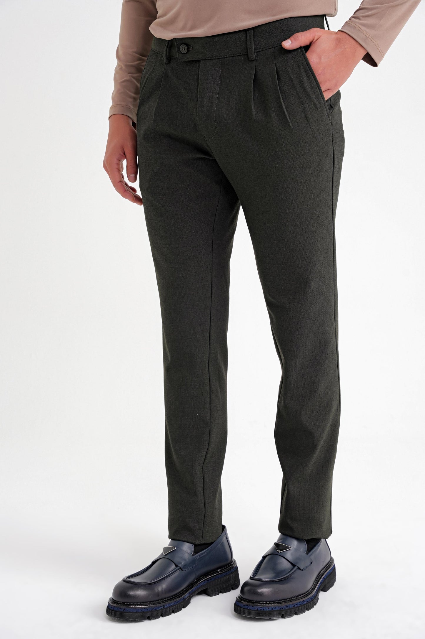 P 1205 Pantolon Comfort Füme