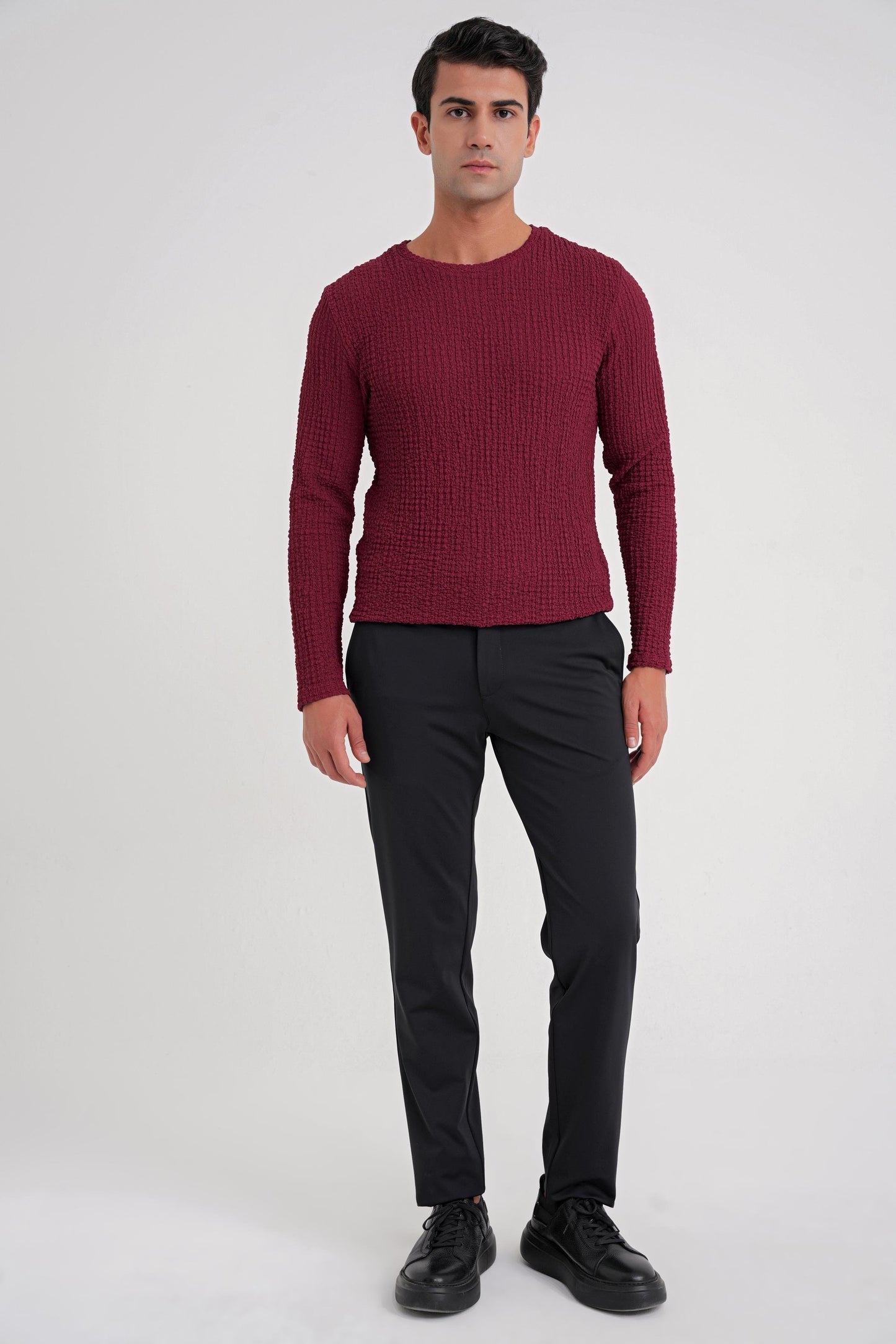 Ts 916 T-shirt Slim Bordo