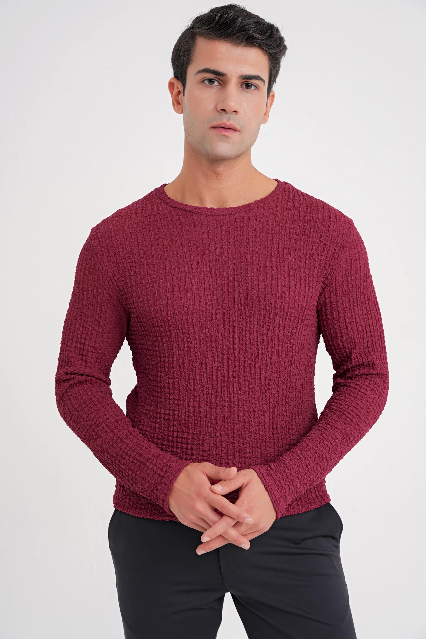 Ts 916 T-shirt Slim Bordo